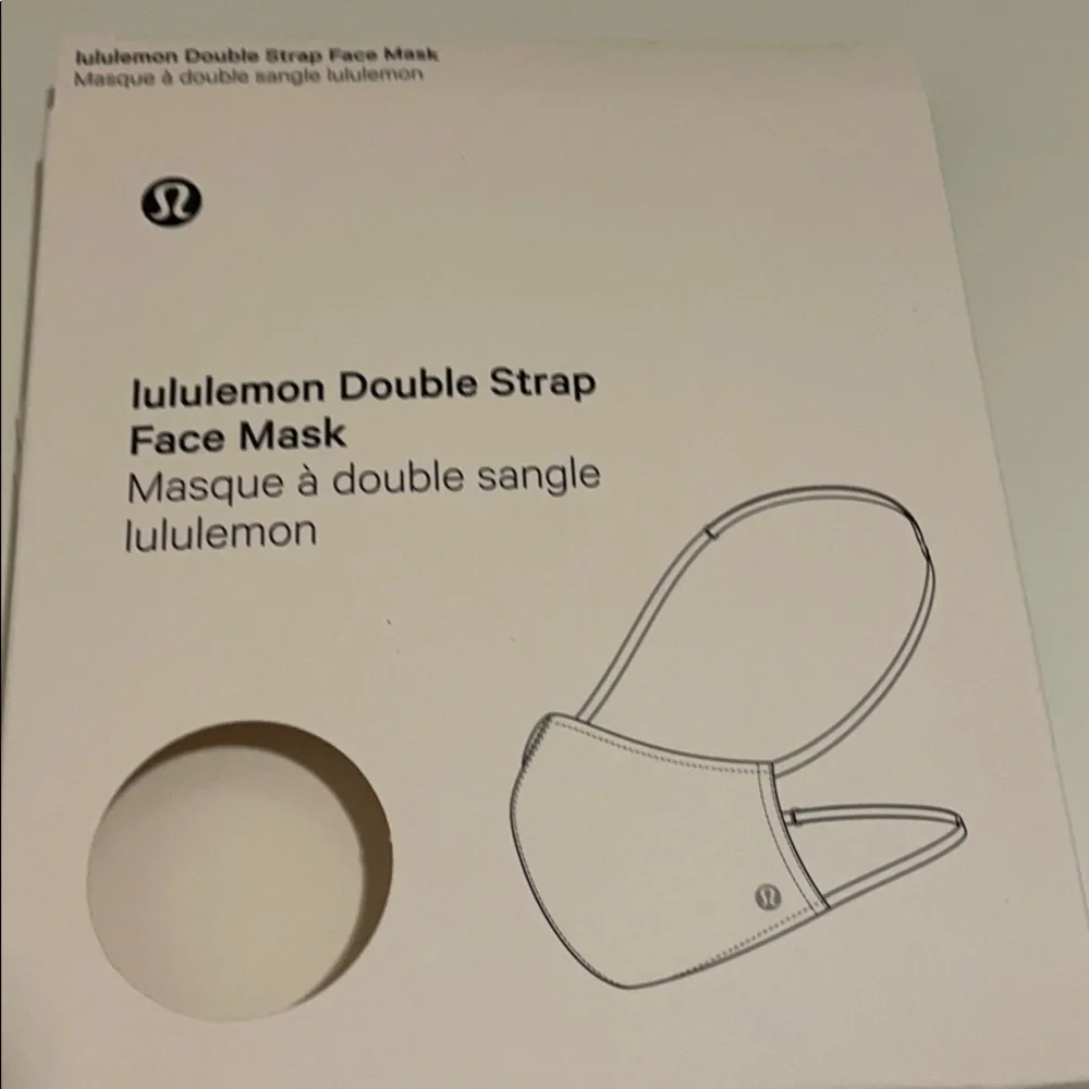Lululemon Gray Mask—NWT